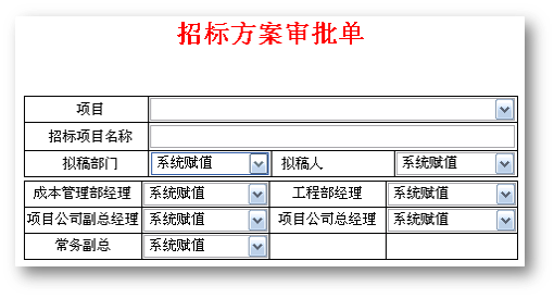 招投標(biāo)管理——oa招標(biāo)方案審批